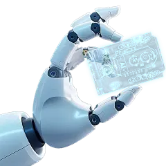 科技风通用3D智能机器人手组合元素素材