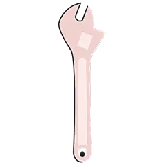 扁平-家居生活贴纸-SVG-扳手