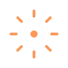天气类线性扁平行业icon-晴
