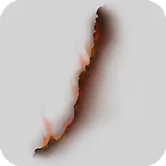 特效通用火烧撕纸边元素素材