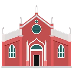 扁平风建筑船舶主题插画贴纸