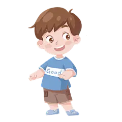 幼童人物插画元素主题素材