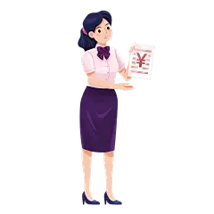 手绘风-人物插画贴纸-女性
