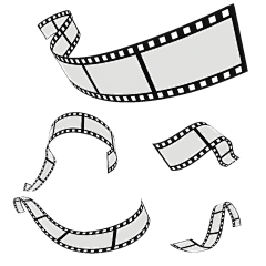 常规内容-边框系列写实感扭曲胶片曲线边框组合