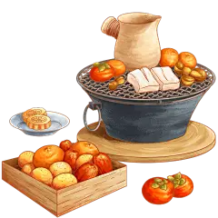 冬天通用温馨煮茶场景元素