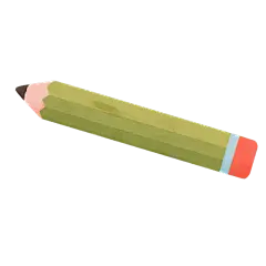 卡通感儿童节铅笔元素贴纸