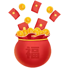 电商活动促销红包礼袋元素