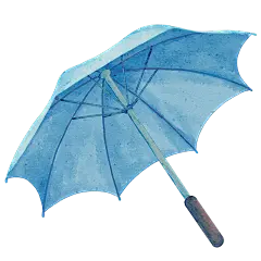 手绘-雨具家居生活贴纸1