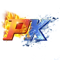 传统竞赛冰与火PK文字元素