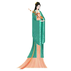 中国风-人物贴纸-古风美女