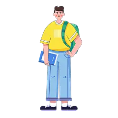 卡通感教育培训人物元素