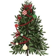 新式节日主题贴纸