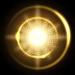 特效系列轻奢感金色光效光圈元素