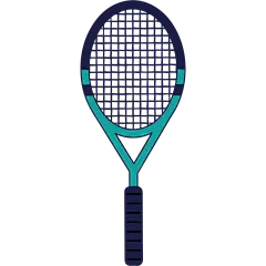 常规内容-图标系列插画风网球拍元素