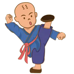 SVG-少林寺人物贴纸2