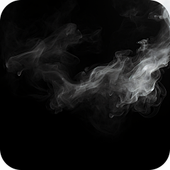 写实烟雾雾气白色有色气体元素贴纸