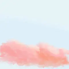 唯美云朵手绘设计背景3