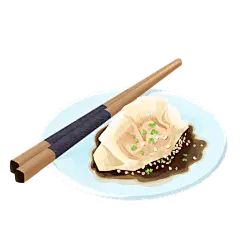 冬至饺子贴纸