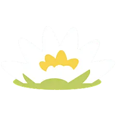 扁平-植物元素-莲花