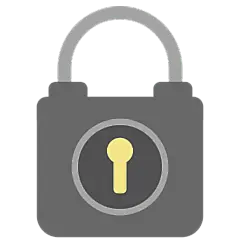 扁平挂锁网络安全互联网元素