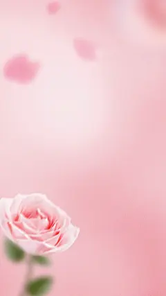 植物系列抽象感虚化花朵背景