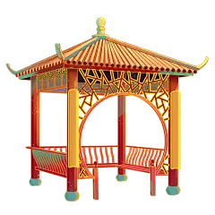中国风-传统建筑-亭子