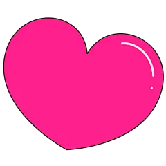 手绘-七夕情人节元素-爱心