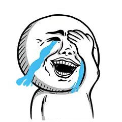 手绘-暴漫表情包贴纸-哭泣