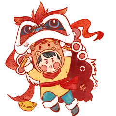 牛年春节元素主题素材