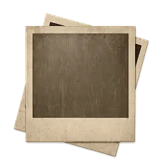 常规内容-边框系列复古做旧棕色相纸框元素