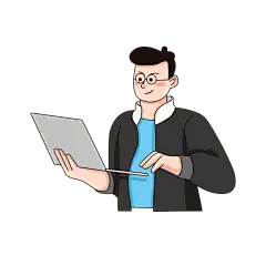 卡通感男性元素贴纸