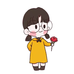 卡通风可爱女孩主题素材