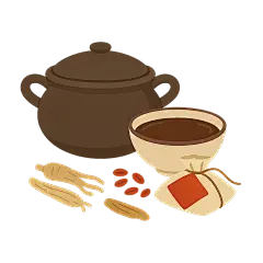 常规内容-中国风系列卡通药罐中药贴纸