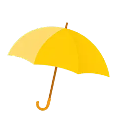常规内容-图标系列扁平风天气特效雨伞图标元素