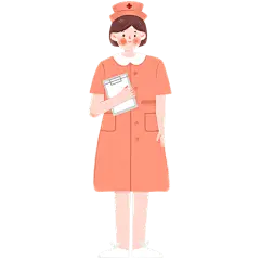 卡通感妇女节护士元素贴纸