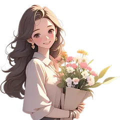 教师节系列动漫单人人物通用元素素材