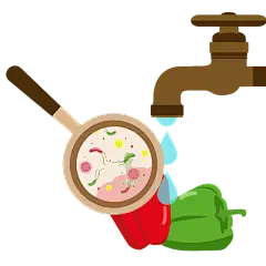 扁平-食品卫生元素医疗贴纸-SVG7