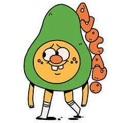 潮酷装饰贴纸元素主题素材