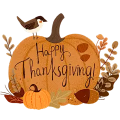 insMind Thanksgiving Elements Stickers