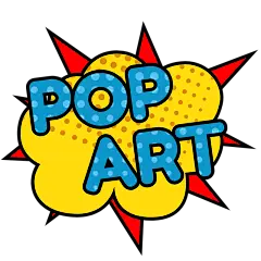 手绘POP ART波普风元素贴纸
