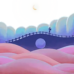 手绘-七夕人物元素贴纸