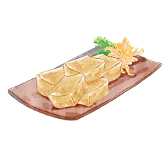 中国风重阳节糕点元素贴纸