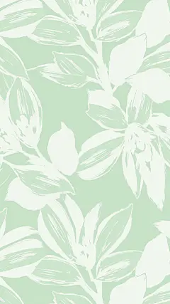 常规背景系列插画风绿色清新花瓣纹理背景