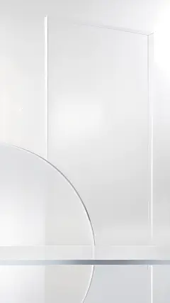 背景系列白色磨砂玻璃简约感展台背景