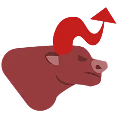 扁平-股票基金金融理财元素贴纸-SVG-牛市3