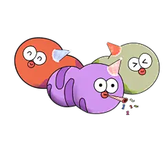 手绘-创意小怪兽贴纸