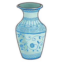 中国风-家居摆件贴纸-花瓶