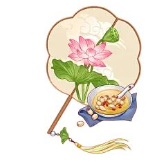 中国风-季节扇子元素