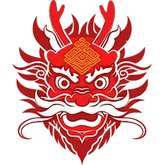 春节龙年新年过年新春除夕中国风中式国潮国风龙头元素素材