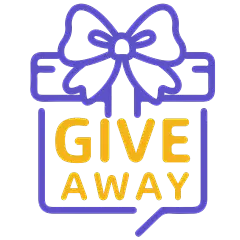 常规内容-促销系列简约风紫色线条蝴蝶结礼盒+英文文字元素